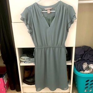 Sea green H&M Chiffon Dress